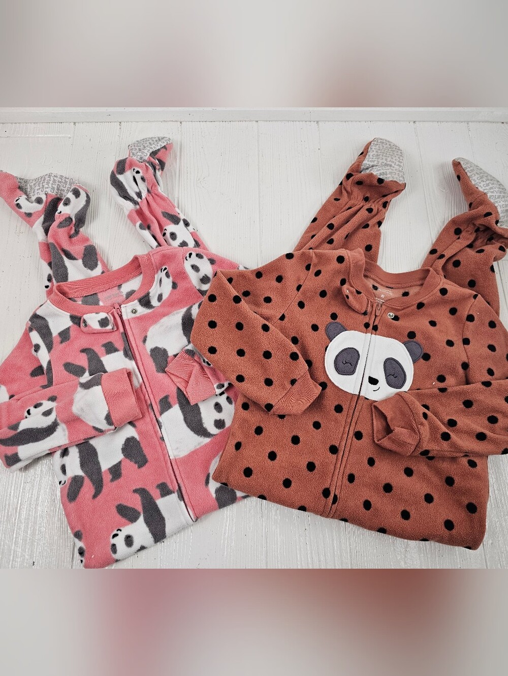 Carter's Fleece Toddler Girls Footed Sleepers